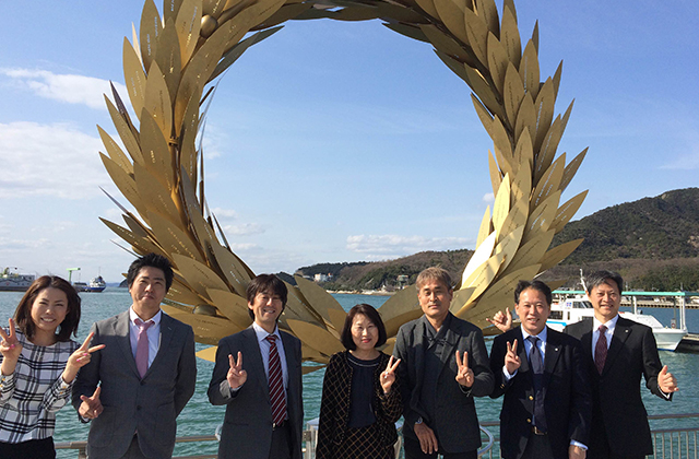 執行役員　東京本店長　二宮秀生様　来社　高松港