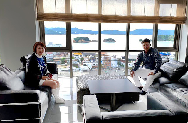 出水田大二郎プロ　来社