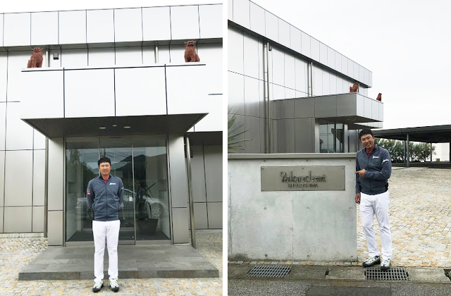 出水田大二郎プロ　来社